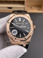 Audemars Piguet Royal Oak 15510OR 41MM Rose Gold Black Dial Super Clone Replica Watch - Image 2