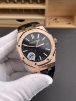 Audemars Piguet Royal Oak 15510OR 41MM Rose Gold Black Dial Super Clone Replica Watch - Image 4