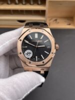 Audemars Piguet Royal Oak 15510OR 41MM Rose Gold Black Dial Super Clone Replica Watch - Image 3