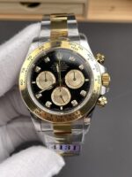 Rolex Daytona Two Tone Yellow Gold Original Cal.4131 Movement – 1:1 Mirror 904L Steel Watch - Image 2