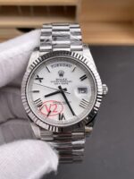 Rolex Day Date Super Clone White Dial 40MM 182 Grams Swiss Replica watch - Image 3