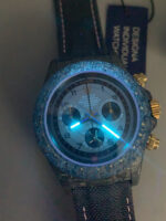 Rolex Daytona Super Clone Watch in Grey Dial Grey Carbon Casing 1:1 Mirror Replica - Image 11