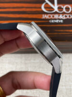 Jaeger LeCoultre Polaris Date Black Dial Rubber Strap 1:1 Mirror Replica Watch 42MM - Image 6