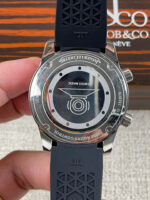 Jaeger LeCoultre Polaris Date Black Dial Rubber Strap 1:1 Mirror Replica Watch 42MM - Image 4