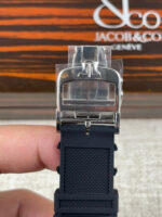 Jaeger LeCoultre Polaris Date Black Dial Rubber Strap 1:1 Mirror Replica Watch 42MM - Image 7