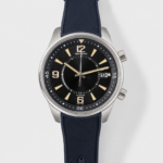 Jaeger LeCoultre Polaris Date Black Dial Rubber Strap 1:1 Mirror Replica Watch 42MM