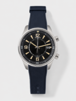Jaeger LeCoultre Polaris Date Black Dial Rubber Strap 1:1 Mirror Replica Watch 42MM