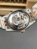 Rolex Super Clone Datejust ETA 3235 Movement 41MM Two Tone Rose Gold Plating Fluted Dial Watch - Image 6