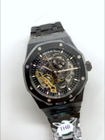Audemars Piguet Royal Oak Double Balance Wheel Openworked Edition Ceramic 1:1 Superclone Replica Watch - Image 2