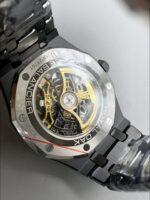 Audemars Piguet Royal Oak Double Balance Wheel Openworked Edition Ceramic 1:1 Superclone Replica Watch - Image 4