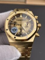 Royal Oak Chrono 26240 Yellow Gold Smoked Dial Super Clone Watch - Image 2