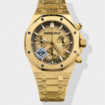 Royal Oak Chrono 26240 Yellow Gold Smoked Dial Super Clone Watch