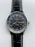 Breitling Navitimer 01 GMT Black Dial Swiss Replica Watch - Image 2