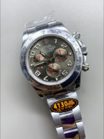 Rolex Cosmograph Daytona M116519 Original Cal.4130 Movement – 904L Steel Watch Grey Dial - Image 3