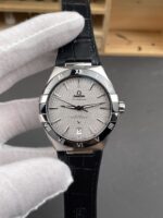 Omega Co-Axial Constellation 41MM 904L Steel Grey Dial 1:1 Mirror Replica Watch - Image 2