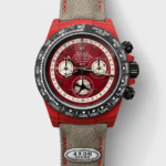 Rolex Daytona Edition Watch in Red Dial Red Carbon Casing 1:1 Mirror Replica