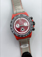 Rolex Daytona Edition Watch in Red Dial Red Carbon Casing 1:1 Mirror Replica - Image 3