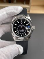 Rolex Sky-Dweller REF# M336235 Black Dial Watch in 904L Steel Case 1:1 Mirror Replica - Image 3