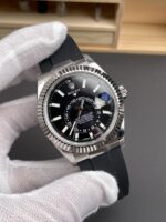Rolex Sky-Dweller REF# M336235 Black Dial Watch in 904L Steel Case 1:1 Mirror Replica - Image 4