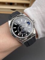 Rolex Sky-Dweller REF# M336235 Black Dial Watch in 904L Steel Case 1:1 Mirror Replica - Image 10