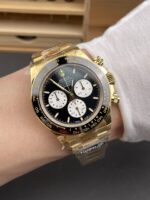 Rolex Cosmograph Daytona M126528 Yellow Gold Black Dial Original Cal.4132 Movement - Image 9