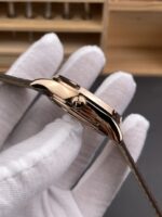 Jaeger LeCoultre Super Clone Master Ultra-Thin Perpetual Calendar Cream Dial Watch - Image 6