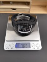 Richard Mille RM055 Black Carbon Casing Black Rubber 1:1 Superclone Genuine Tourbillon Watch - Image 9