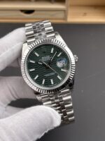 Rolex Datejust Cal.3235 Movement 1:1 Mirror Replica 904L Steel 41MM – Green Fluted Motif Dial - Image 3