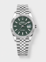 Rolex Datejust Cal.3235 Movement 1:1 Mirror Replica 904L Steel 41MM – Green Fluted Motif Dial