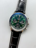 Breitling Navitimer B01 Chronograph 43 Green Dial – 904L Steel Casing 1:1 Mirror Swiss Replica - Image 3