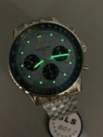 Breitling Navitimer B01 Chronograph 43 Blue Dial – 904L Steel Casing 1:1 Mirror Swiss Replica - Image 10