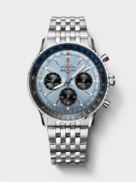 Breitling Navitimer B01 Chronograph 43 Blue Dial – 904L Steel Casing 1:1 Mirror Swiss Replica