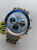 Breitling Navitimer B01 Chronograph 43 Blue Dial – 904L Steel Casing 1:1 Mirror Swiss Replica - Image 4