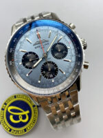 Breitling Navitimer B01 Chronograph 43 Blue Dial – 904L Steel Casing 1:1 Mirror Swiss Replica - Image 3