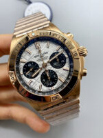 Breitling Chronomat B01 42mm Erling Haaland Edition – 18K Rose Gold – Top-Tier 1:1 Replica - Image 3