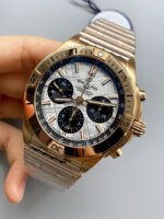 Breitling Chronomat B01 42mm Erling Haaland Edition – 18K Rose Gold – Top-Tier 1:1 Replica - Image 4