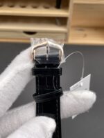 Cartier Santos Dumont in Rose Gold Casing 27MM Super Clone Watch - Image 9
