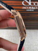 Bvlgari Octo Roma Edition 1:1 Mirror Replica in Rose Gold – Black Dial - Image 5