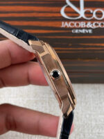 Bvlgari Octo Roma Edition 1:1 Mirror Replica in Rose Gold – Black Dial - Image 6