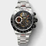 Rolex Daytona Super Clone Artisans De Geneve Stainless Steel Watch Black Ceramic Bezel Watch