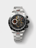Rolex Daytona Super Clone Artisans De Geneve Stainless Steel Watch Black Ceramic Bezel Watch