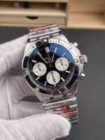 Breitling Chronomat B01 42 Series 1:1 Top-Tier Replica Watch — Swiss 904L Stainless Steel Case, Black Dial - Image 4