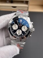 Breitling Chronomat B01 42 Series 1:1 Top-Tier Replica Watch — Swiss 904L Stainless Steel Case, Black Dial - Image 3