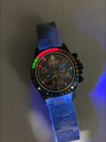 Rolex Daytona Blaken Black Carbon 1:1 Swiss Mirror Replica Skeleton Dial Cal.4130 Movement - Image 13