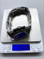 Rolex Daytona Blaken Black Carbon 1:1 Swiss Mirror Replica Skeleton Dial Cal.4130 Movement - Image 9