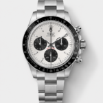Rolex Daytona Paul Newman Steel Dial Custom Modded 4130 Mvnt Swiss Replica