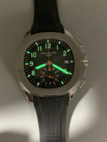 Patek Philippe Aquanaut 5968 Chronograph Steel Casing Orange Hands Watch in Swiss Automatic Movement - Image 10
