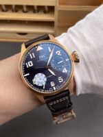 IWC Big Pilot Rose Gold – Functional Power Reserve 1:1 Mirror Replica Watch - Image 10