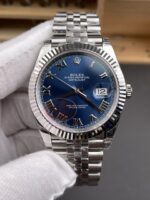 Rolex Datejust 41MM Swiss Replica in 904L Steel in Blue Dial – 1:1 Mirror Replica - Image 4