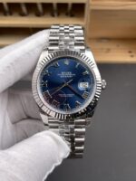 Rolex Datejust 41MM Swiss Replica in 904L Steel in Blue Dial – 1:1 Mirror Replica - Image 2